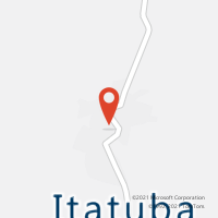 Mapa com localização da Agência AC ITATUBA