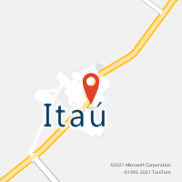 Mapa com localização da Agência AC ITAU