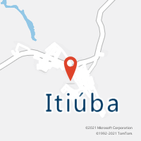 Mapa com localização da Agência AC ITIUBA