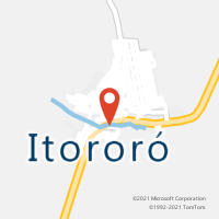 Mapa com localização da Agência AC ITORORO