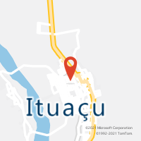 Mapa com localização da Agência AC ITUACU