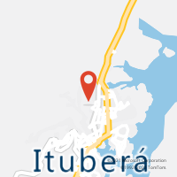 Mapa com localização da Agência AC ITUBERA