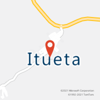 Mapa com localização da Agência AC ITUETA