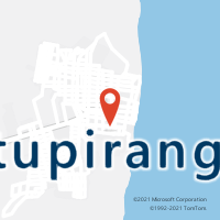 Mapa com localização da Agência AC ITUPIRANGA