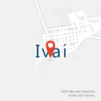 Mapa com localização da Agência AC IVAI