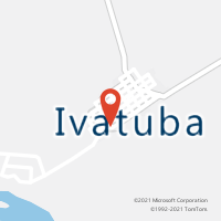 Mapa com localização da Agência AC IVATUBA