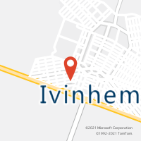 Mapa com localização da Agência AC IVINHEMA