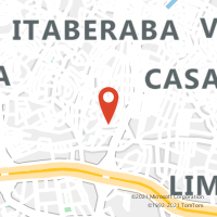 Mapa com localização da Agência AC JABAQUARA