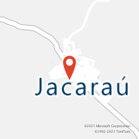 Mapa com localização da Agência AC JACARAU