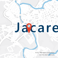 Mapa com localização da Agência AC JACAREI