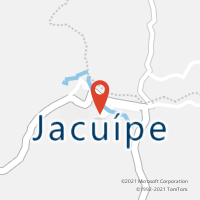 Mapa com localização da Agência AC JACUIPE