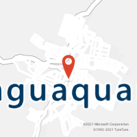 Mapa com localização da Agência AC JAGUAQUARA