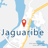 Mapa com localização da Agência AC JAGUARIBE