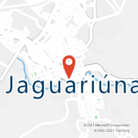 Mapa com localização da Agência AC JAGUARIUNA