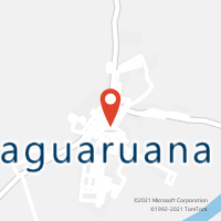 Mapa com localização da Agência AC JAGUARUANA