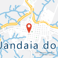 Mapa com localização da Agência AC JANDAIA DO SUL