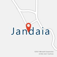 Mapa com localização da Agência AC JANDAIA