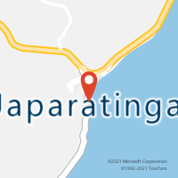 Mapa com localização da Agência AC JAPARATINGA