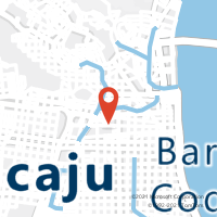 Mapa com localização da Agência AC JAPARATUBA