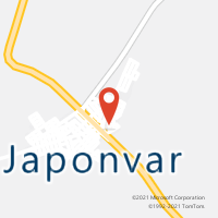 Mapa com localização da Agência AC JAPONVAR