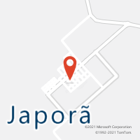 Mapa com localização da Agência AC JAPORA