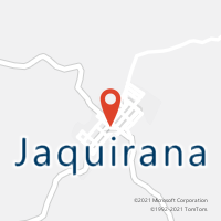 Mapa com localização da Agência AC JAQUIRANA