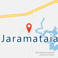 Mapa com localização da Agência AC JARAMATAIA