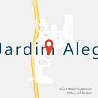 Mapa com localização da Agência AC JARDIM ALEGRE