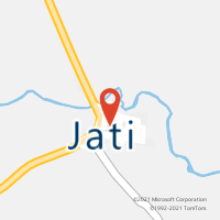 Mapa com localização da Agência AC JATI