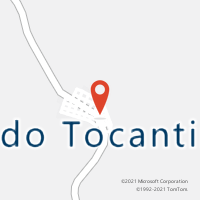 Mapa com localização da Agência AC JAU DO TOCANTINS