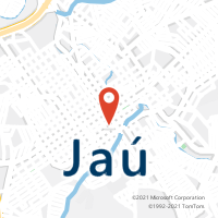 Mapa com localização da Agência AC JAU