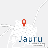 Mapa com localização da Agência AC JAURU