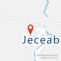Mapa com localização da Agência AC JECEABA