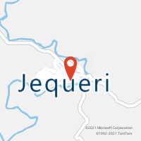Mapa com localização da Agência AC JEQUERI