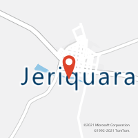 Mapa com localização da Agência AC JERIQUARA