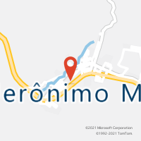 Mapa com localização da Agência AC JERONIMO MONTEIRO
