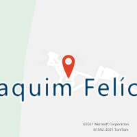 Mapa com localização da Agência AC JOAQUIM FELICIO