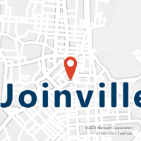 Mapa com localização da Agência AC JOINVILLE