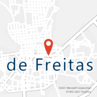 Mapa com localização da Agência AC JOSE DE FREITAS