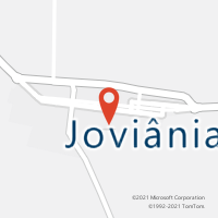 Mapa com localização da Agência AC JOVIANIA