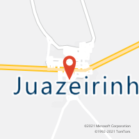 Mapa com localização da Agência AC JUAZEIRINHO