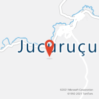 Mapa com localização da Agência AC JUCURUCU