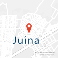Mapa com localização da Agência AC JUINA