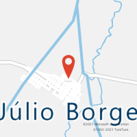 Mapa com localização da Agência AC JULIO BORGES
