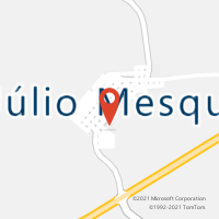 Mapa com localização da Agência AC JULIO MESQUITA