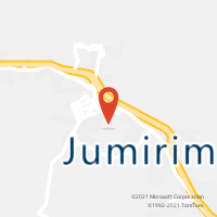 Mapa com localização da Agência AC JUMIRIM