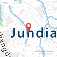 Mapa com localização da Agência AC JUNDIAI