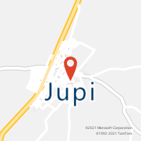 Mapa com localização da Agência AC JUPI