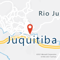 Mapa com localização da Agência AC JUQUITIBA
