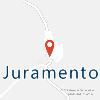 Mapa com localização da Agência AC JURAMENTO